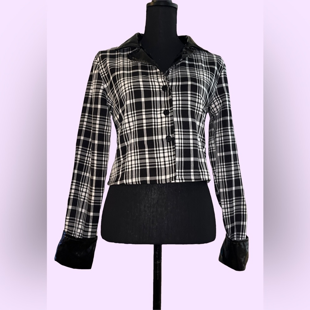 TRICKZ N TREATZ Plaid Jacket Too